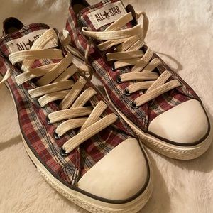 Converse Unisex Plaid Sneakers